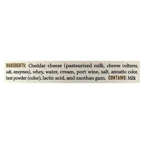 Port Wine Cheese Spread