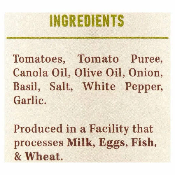 Tomato Basil Pasta Sauce