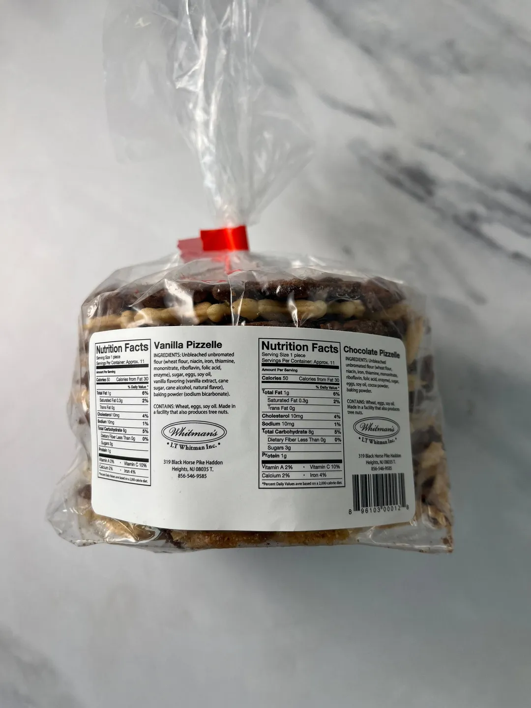 Vanilla & Chocolate Pizzelles