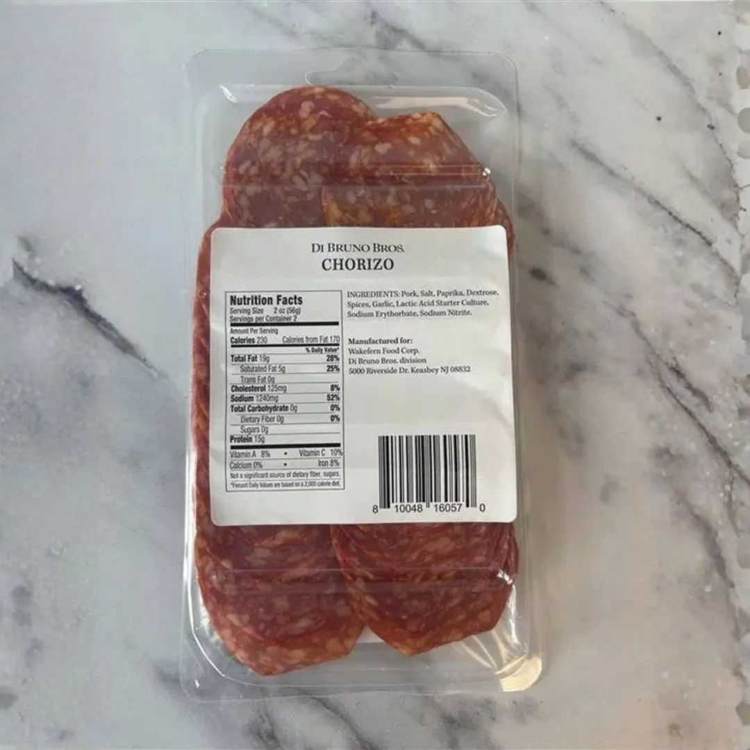 Sliced Chorizo