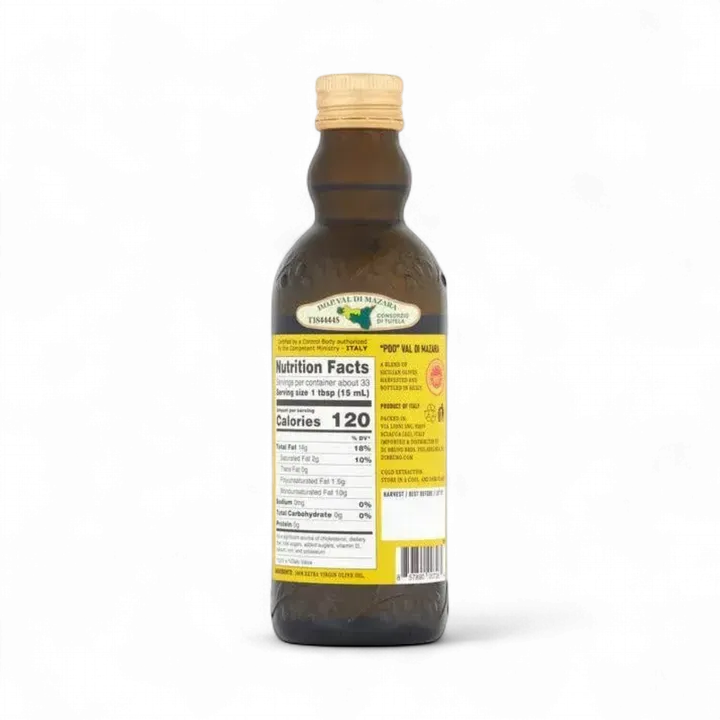 Sicilian Extra Virgin Olive Oil .5 L Bottle