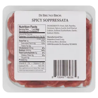 Spicy Soppressata Sliced Coin Pack