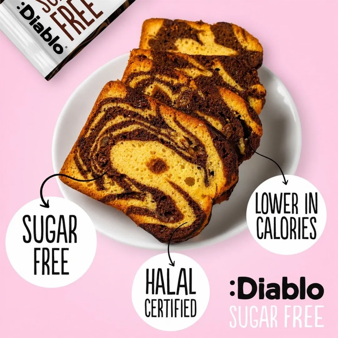 Sugar Free Marble Cake 400g – Sliceable Loaf