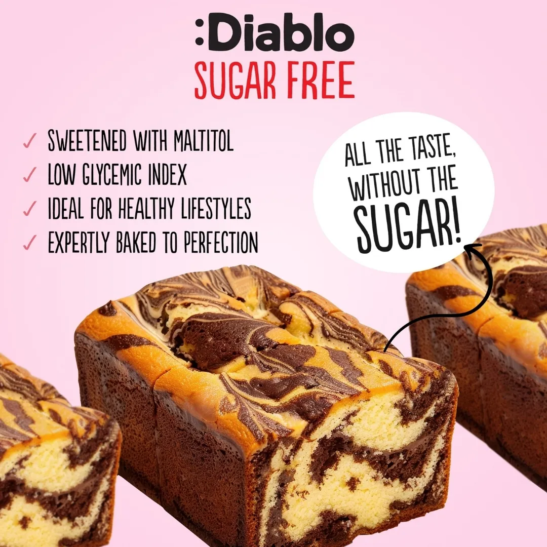 Sugar Free Marble Cake 400g – Sliceable Loaf