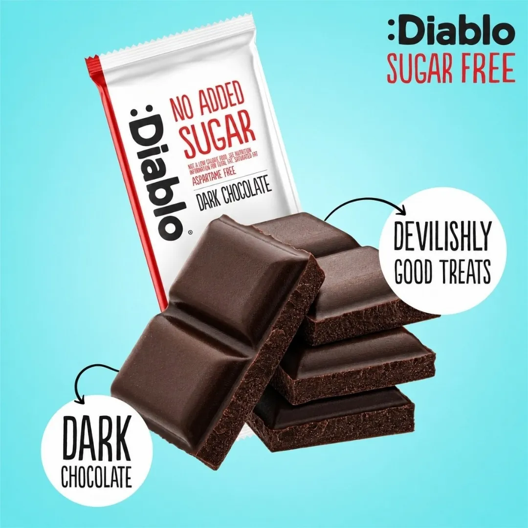 No Added Sugar Dark Chocolate Bar 85g