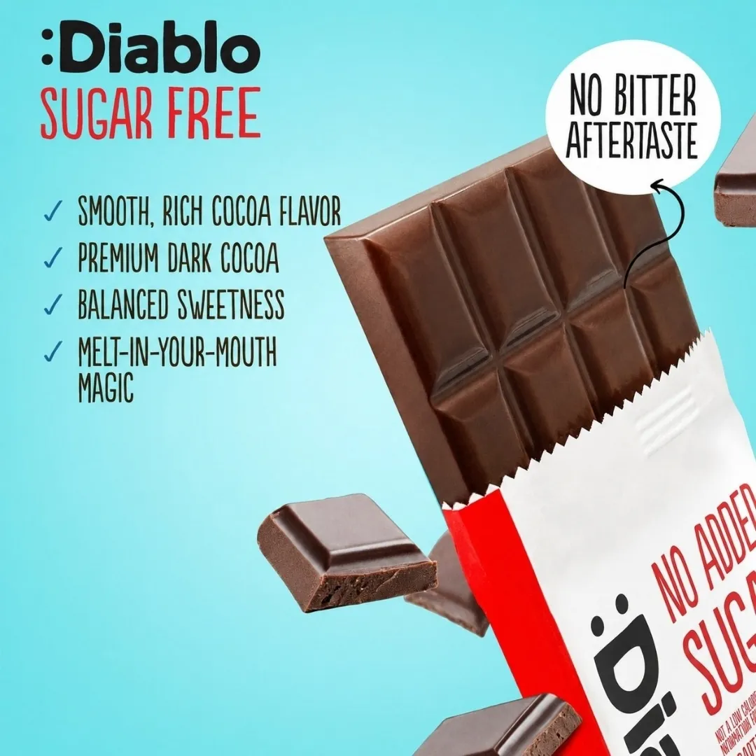 No Added Sugar Dark Chocolate Bar 85g