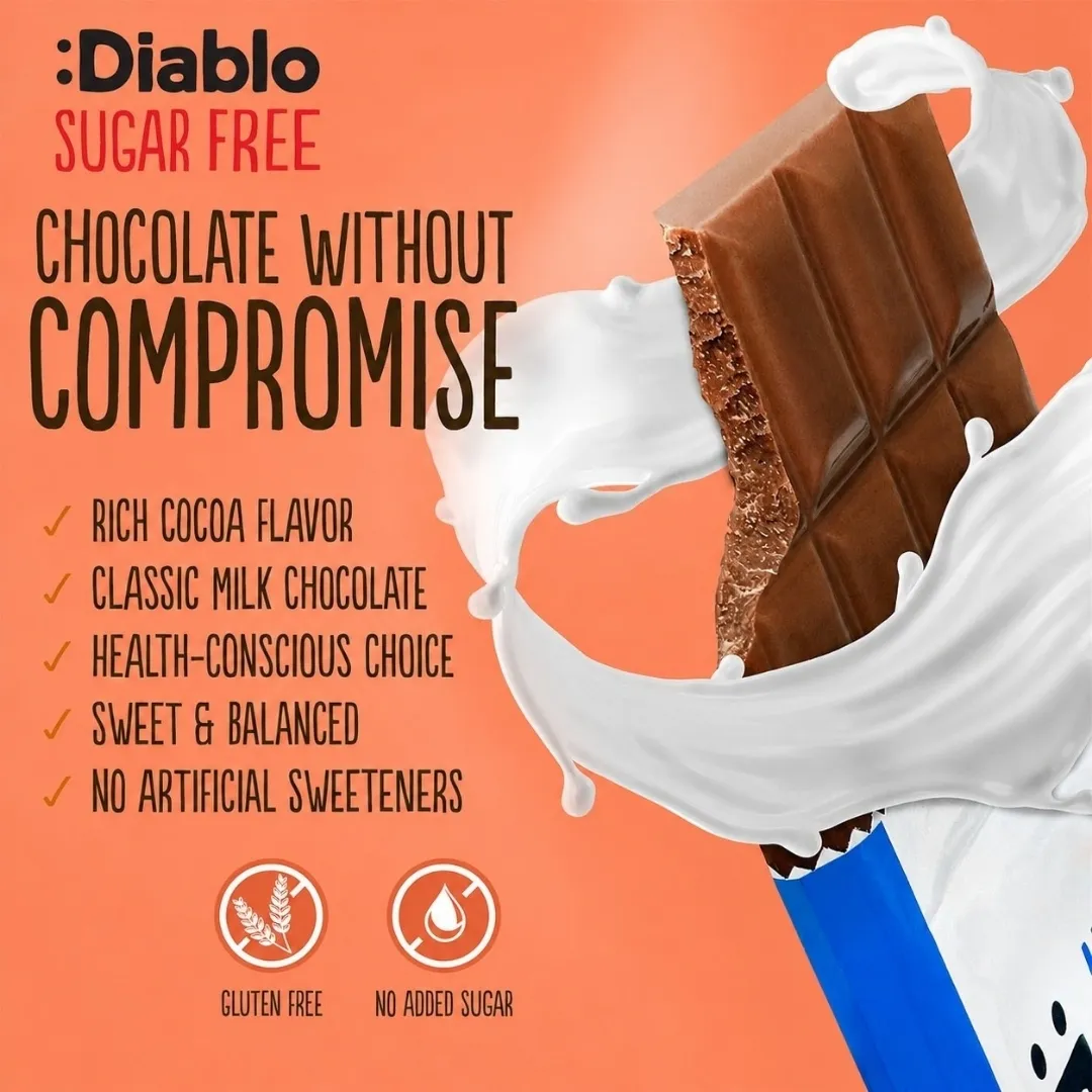 No Added Sugar Milk Chocolate Bar 85g