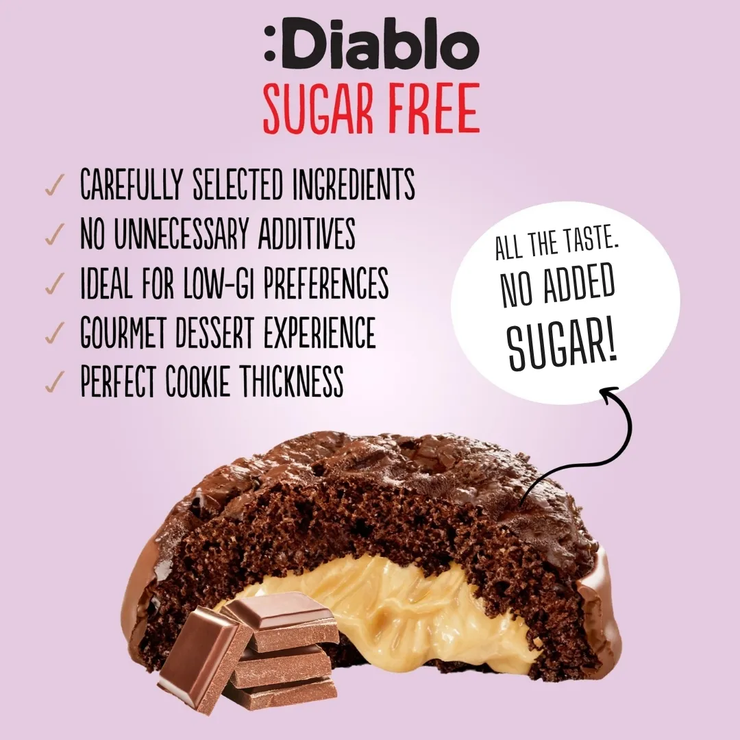 No Added Sugar Cocoa Peanut Cookies, Half-Dipped 110g