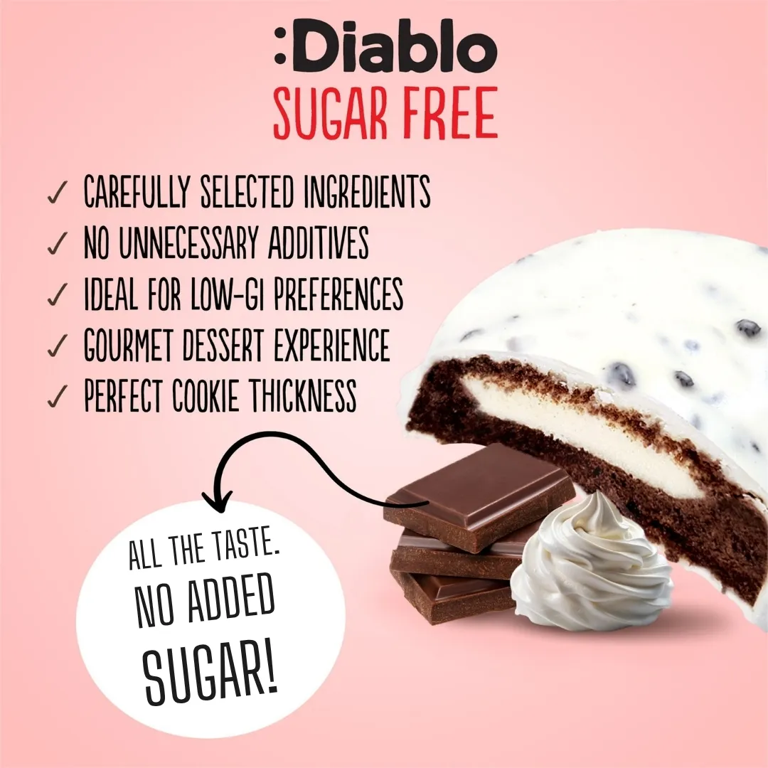 No Added Sugar Cookies & Cream, White Chocolate 128g