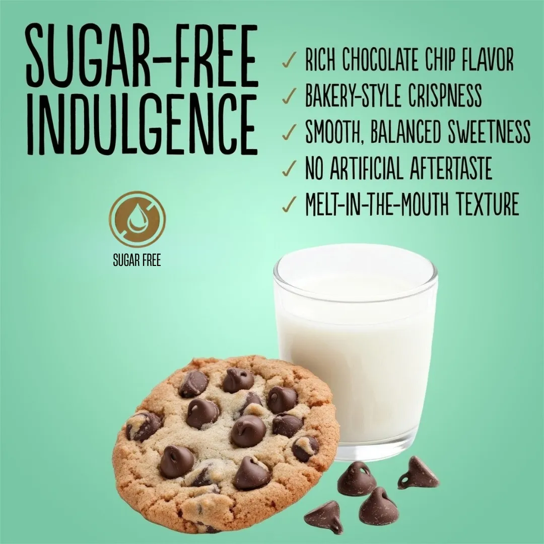 Sugar Free Chocolate Chip Cookies 130g