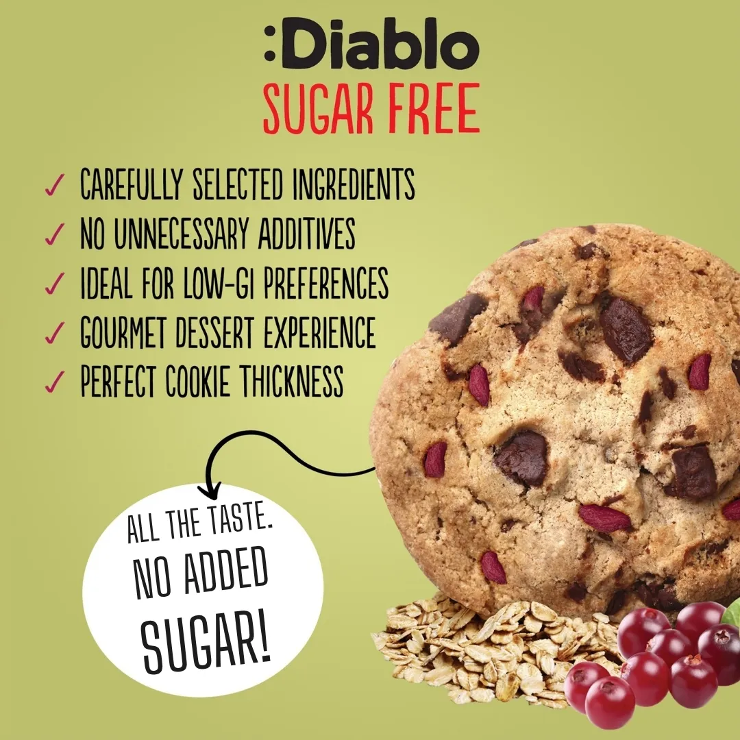 No Added Sugar Chocolate Chip & Cranberry Cookies 135g