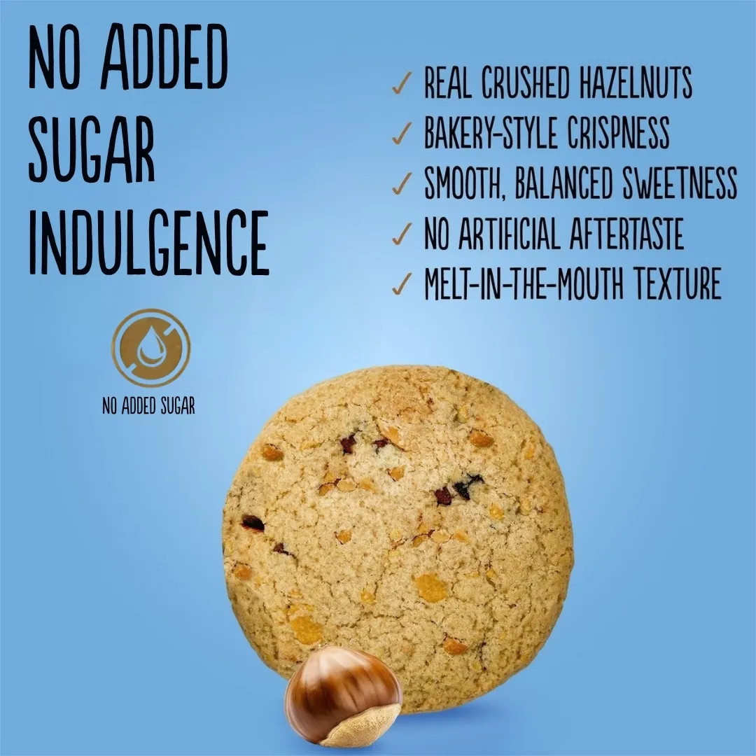 No Added Sugar Hazelnut Cookies 135g