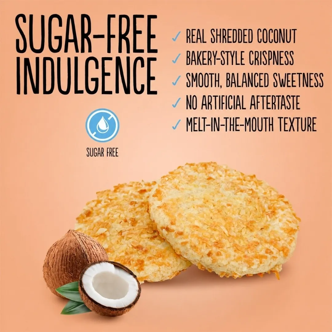 Sugar Free Coconut Cookies 150g