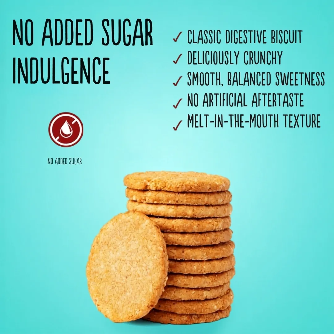 No Added Sugar Digestive Cookies 150g
