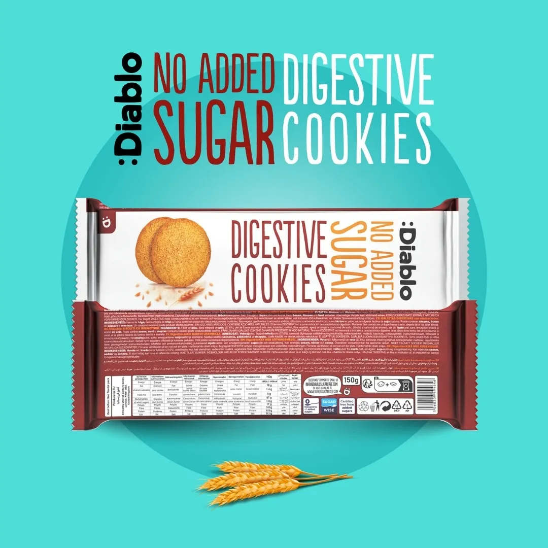 No Added Sugar Digestive Cookies 150g