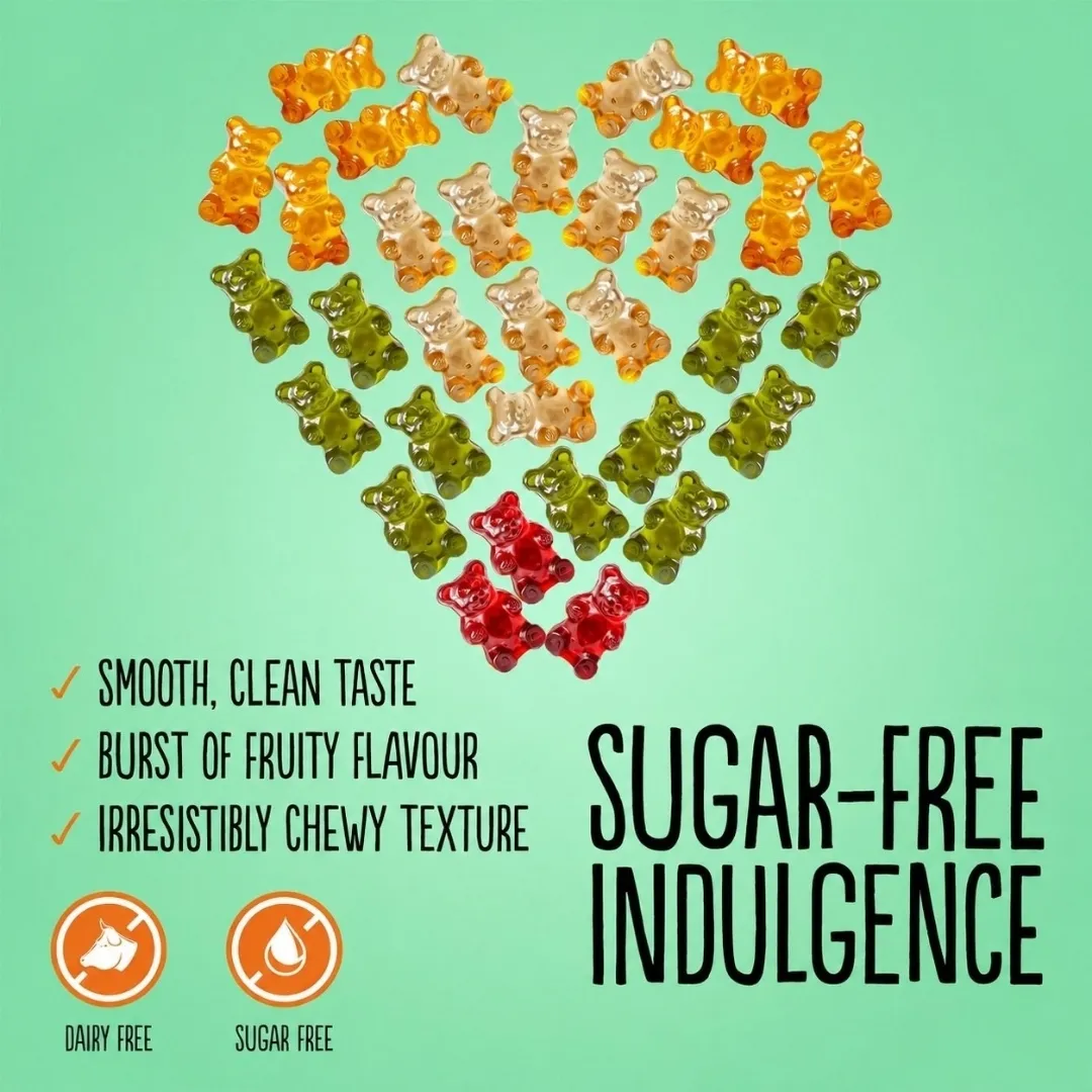 Sugar Free Gummy Bears 75g – Jelly Sweets