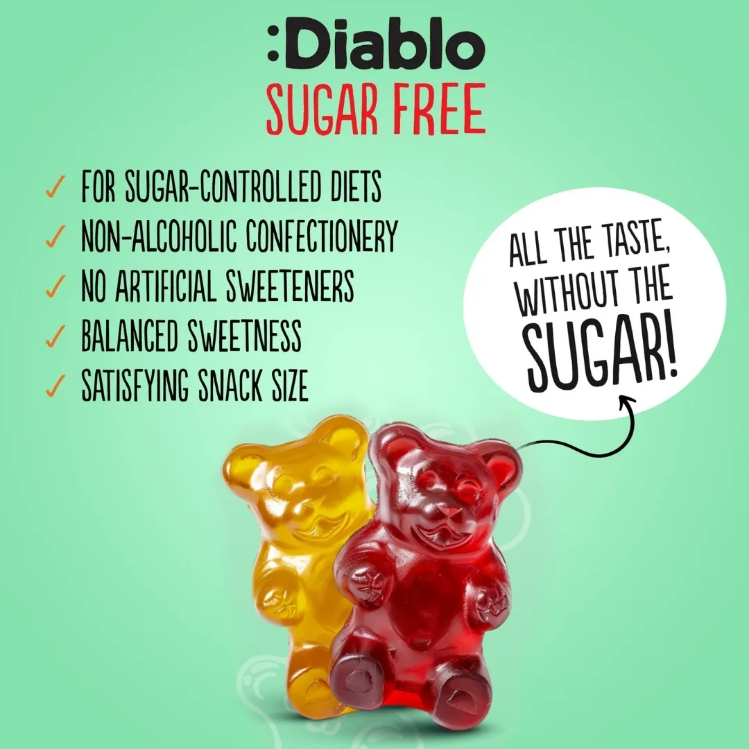 Sugar Free Gummy Bears 75g – Jelly Sweets