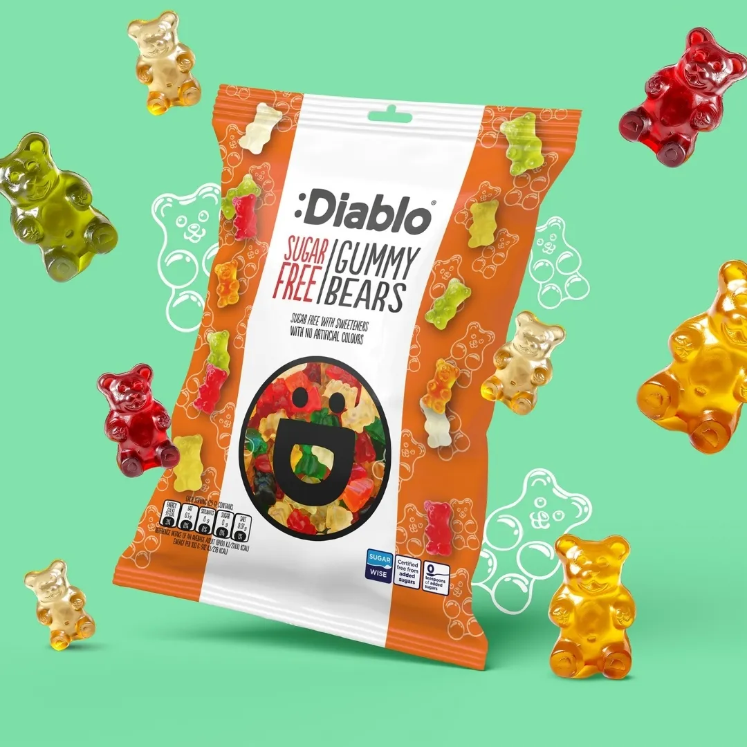 Sugar Free Gummy Bears 75g – Jelly Sweets