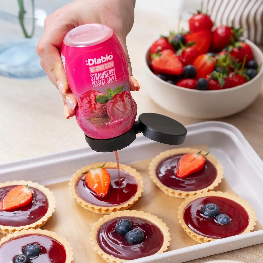 No Added Sugar Strawberry Dessert Sauce 355g