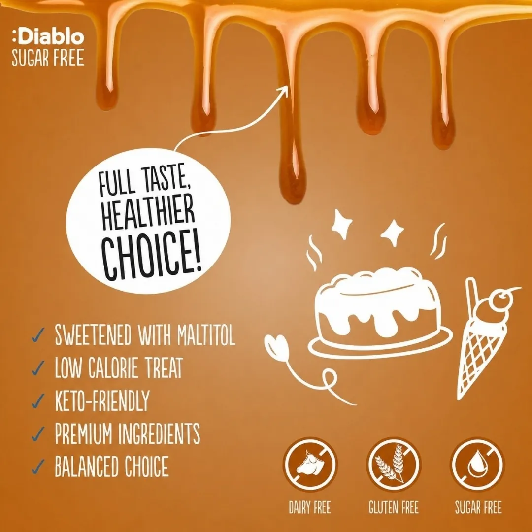 Sugar Free Salted Caramel Sauce & Syrup 360g