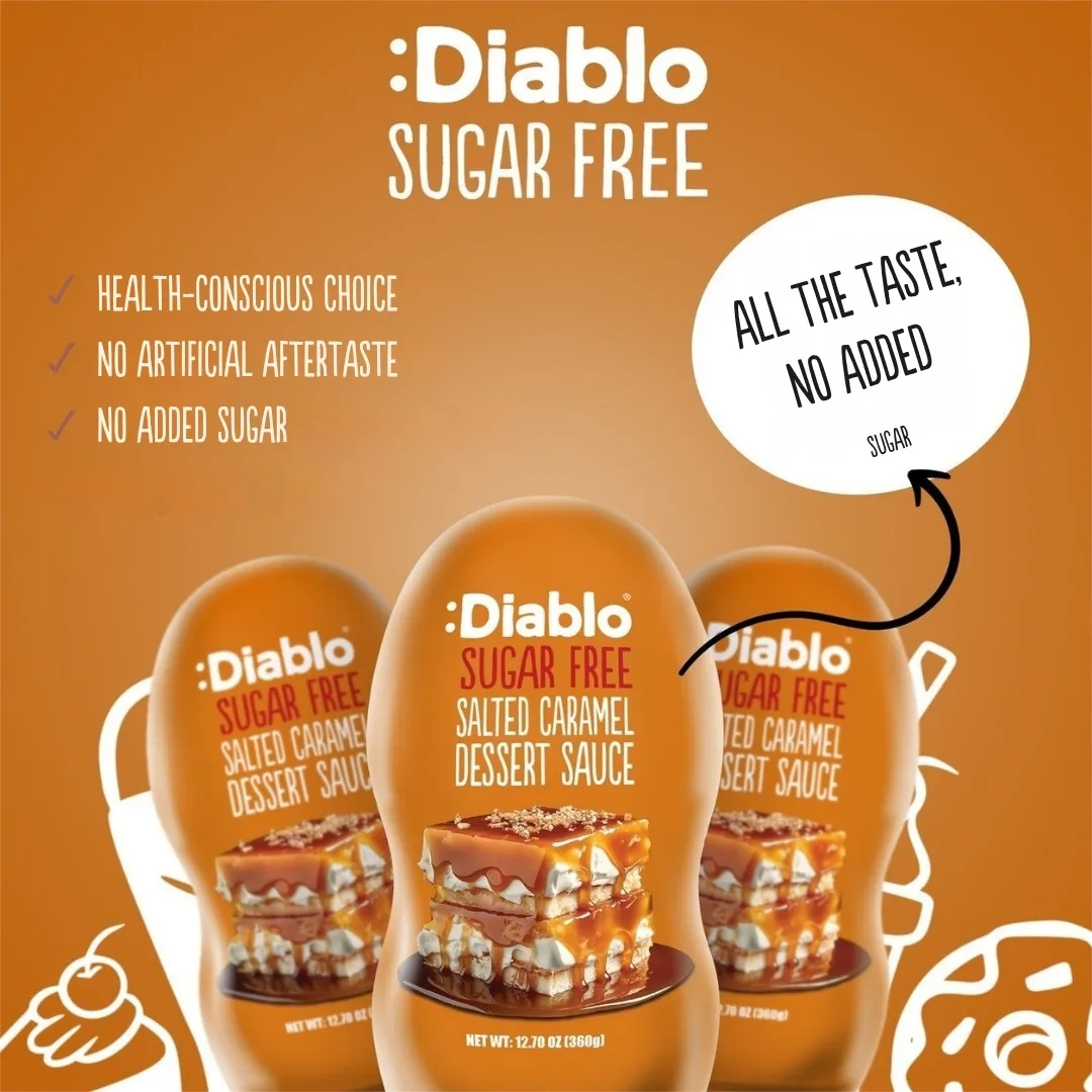 Sugar Free Salted Caramel Sauce & Syrup 360g