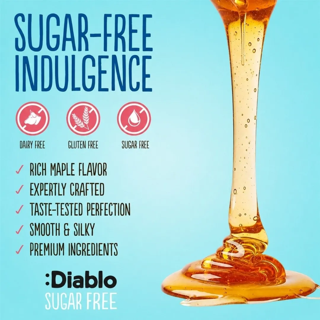 Sugar Free Maple Syrup Dessert Sauce 390g