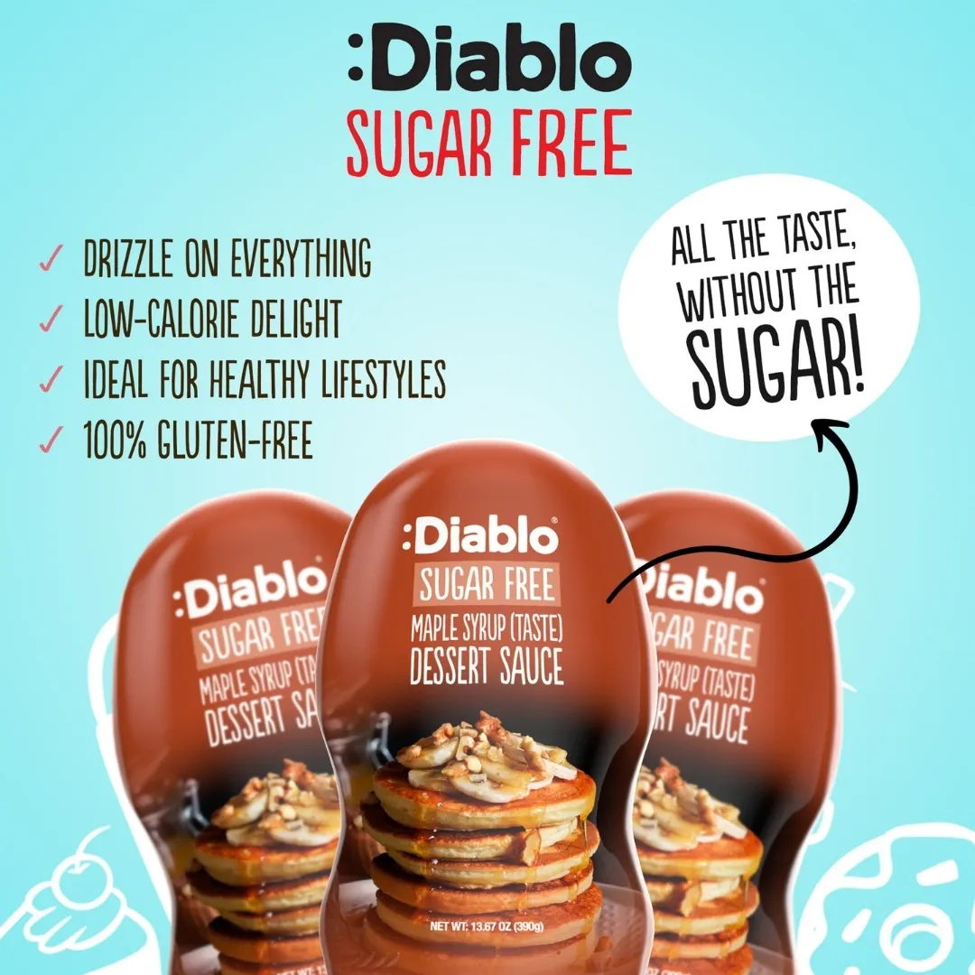 Sugar Free Maple Syrup Dessert Sauce 390g