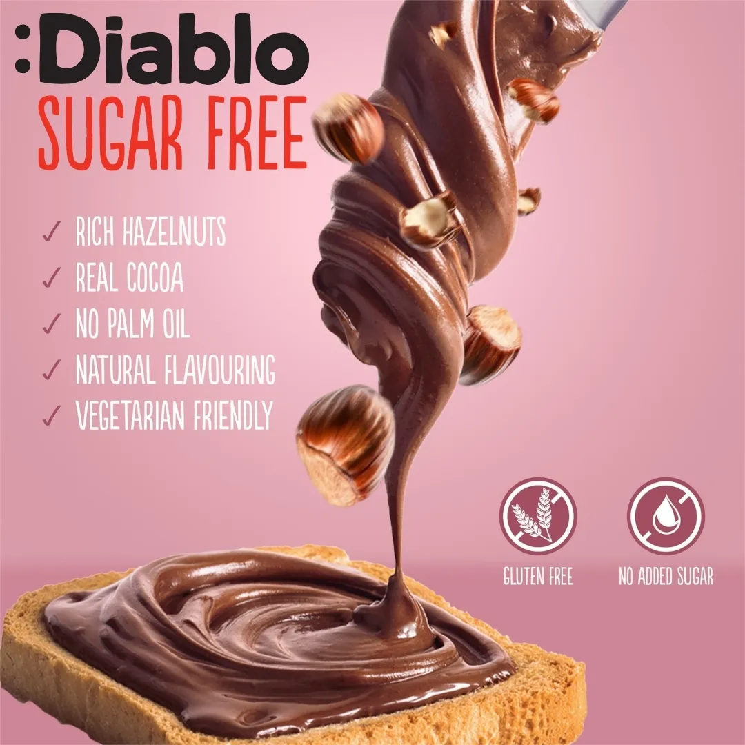 No Added Sugar Hazelnut Chocolate Spread 350g