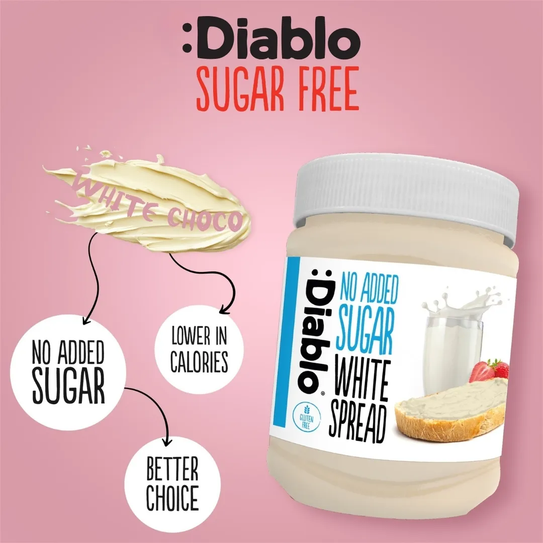 No Added Sugar White Chocolate Spread 350g