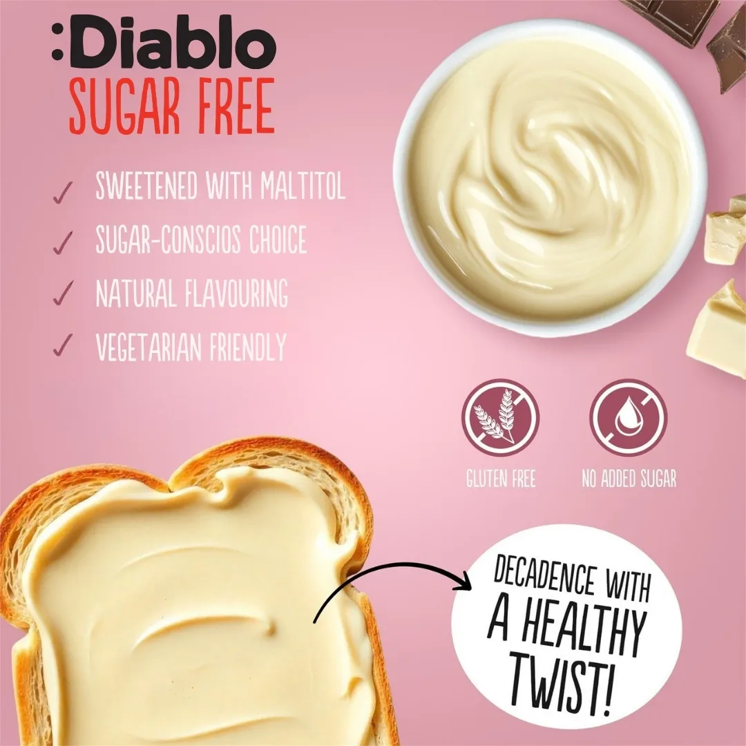 No Added Sugar White Chocolate Spread 350g