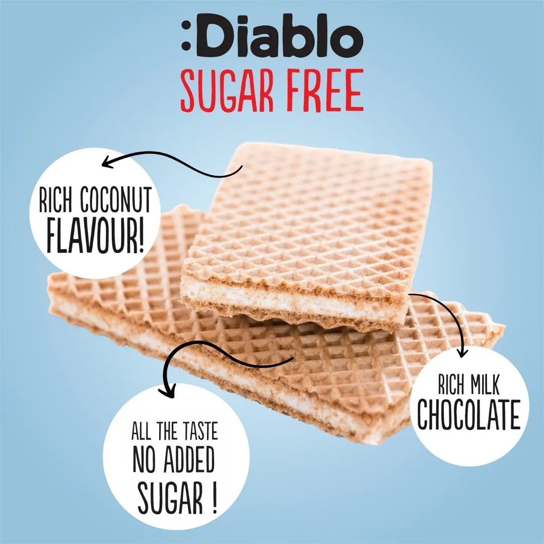 No Added Sugar Coconut Cream Wafer Thins 150g