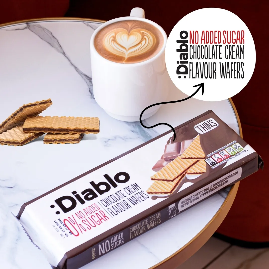 No Added Sugar Chocolate Cream Wafer Thins 150g