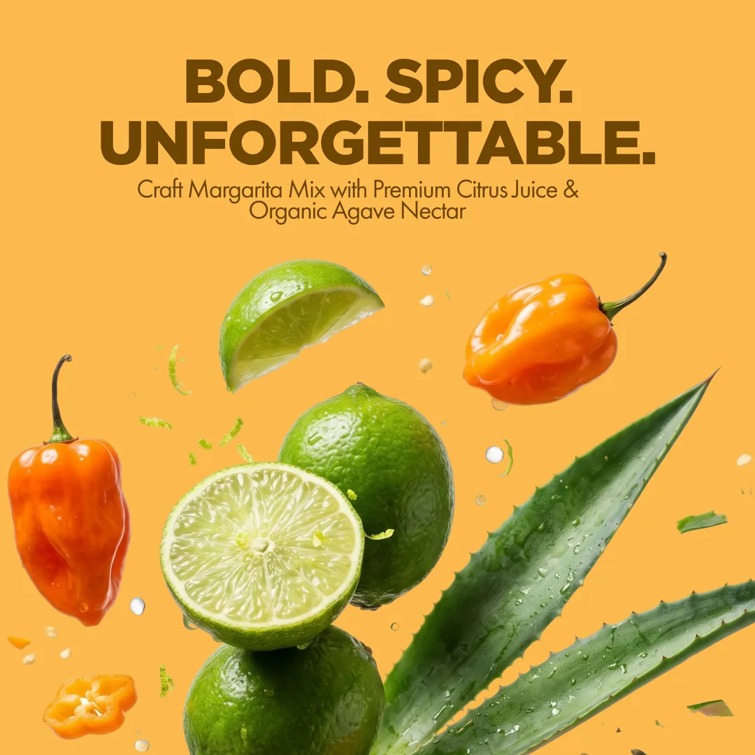 Dick's Mixes Habanero Margarita Mix - SPICY