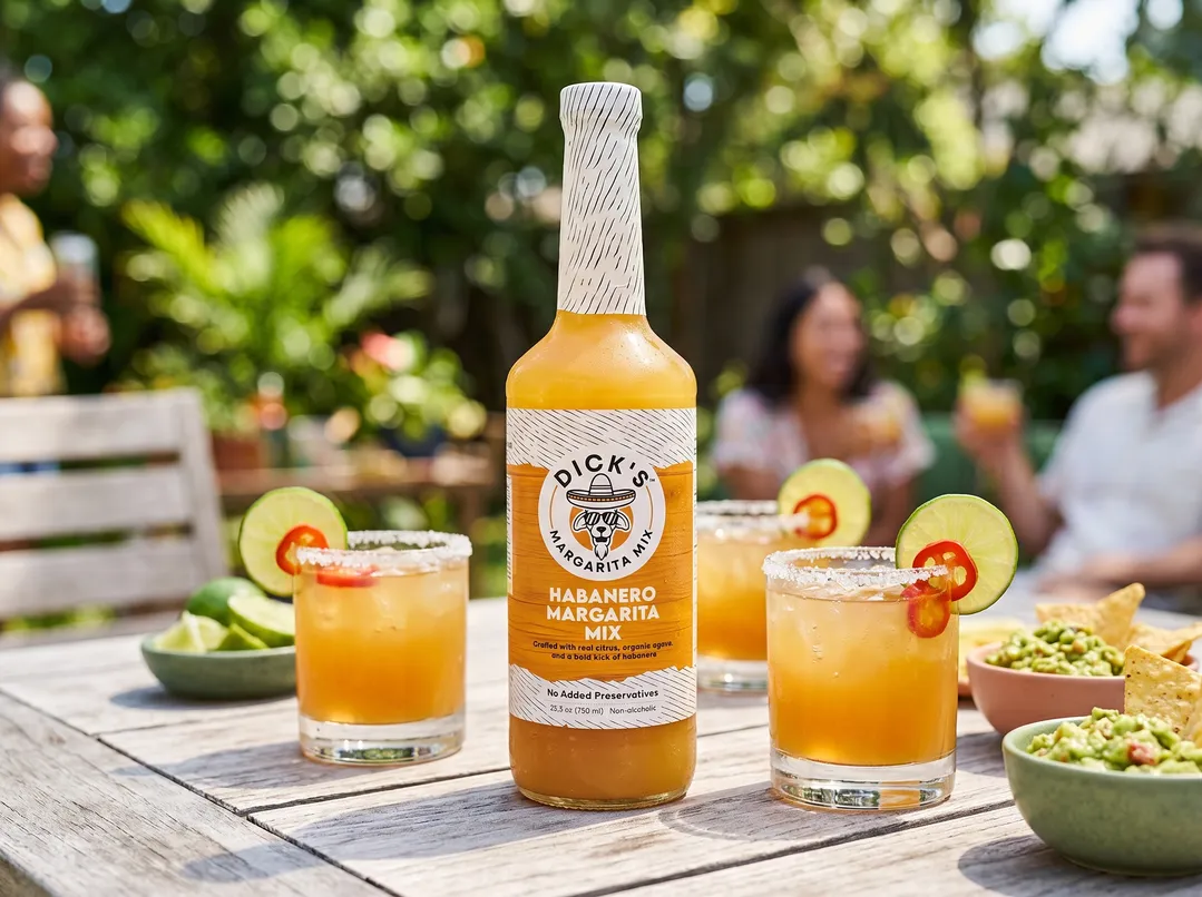 Dick's Mixes Habanero Margarita Mix - SPICY
