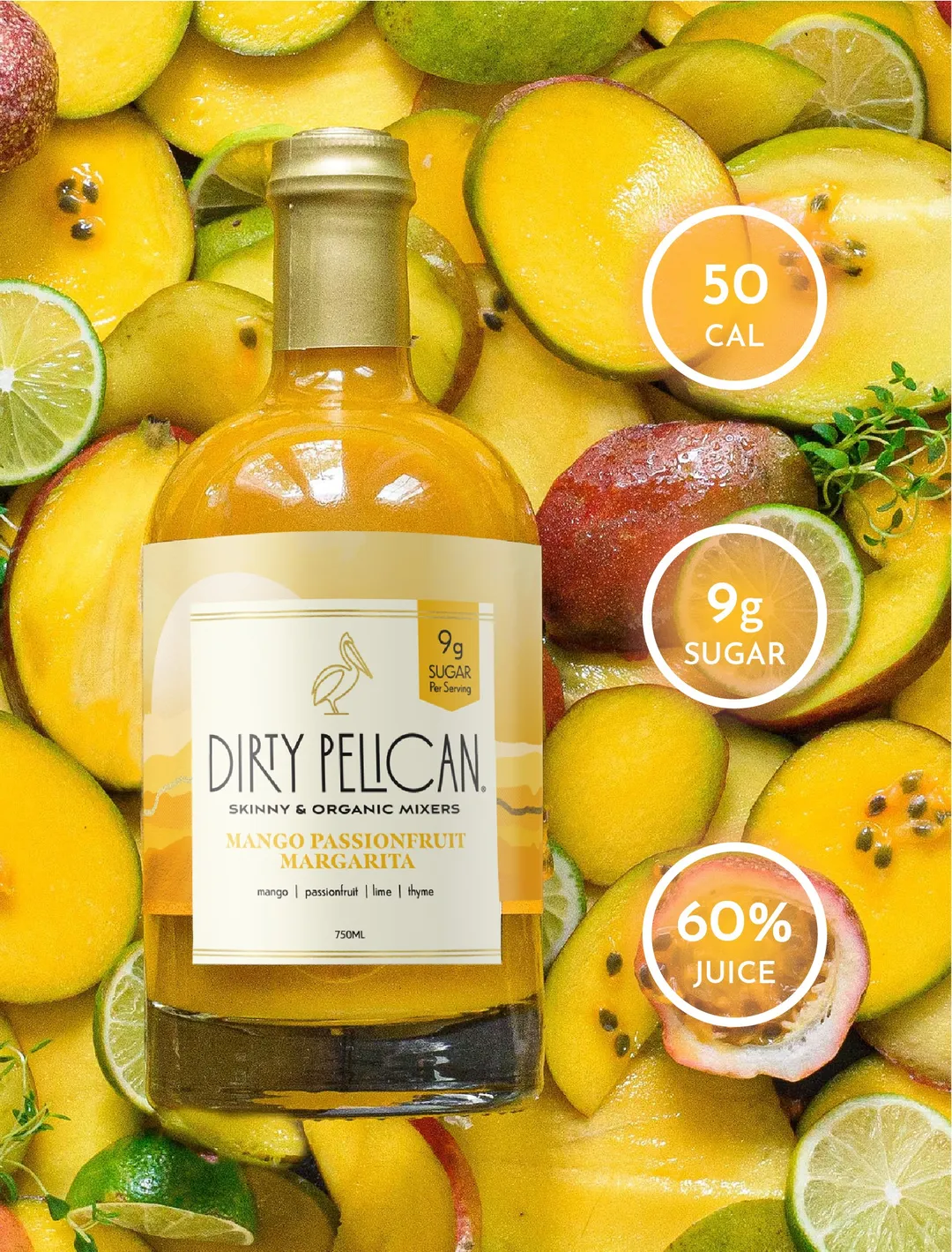 Mango Passionfruit Margarita - 750mL
