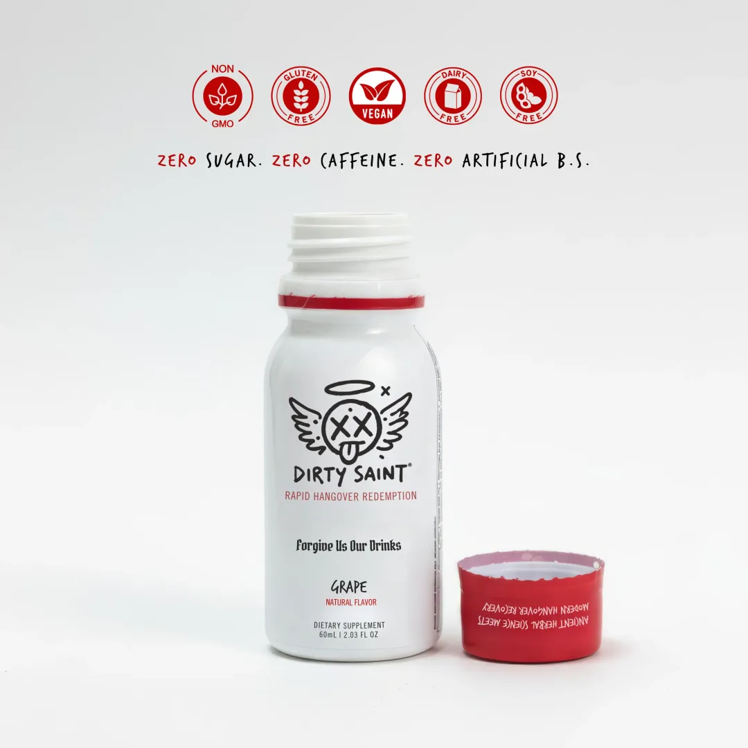 Rapid Hangover Recovery Shot in Natural Grape Flavor - 60ml
