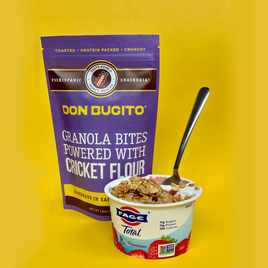 Granola Bites Powered with Cricket Flour 