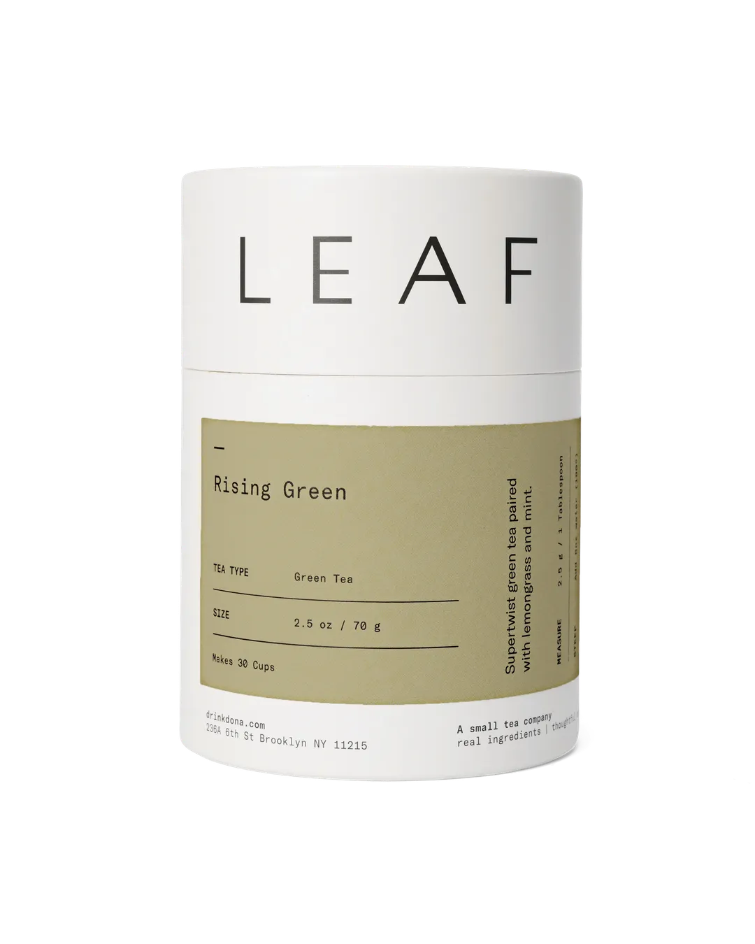 Retail Loose Leaf Green Tea (Case of 8)