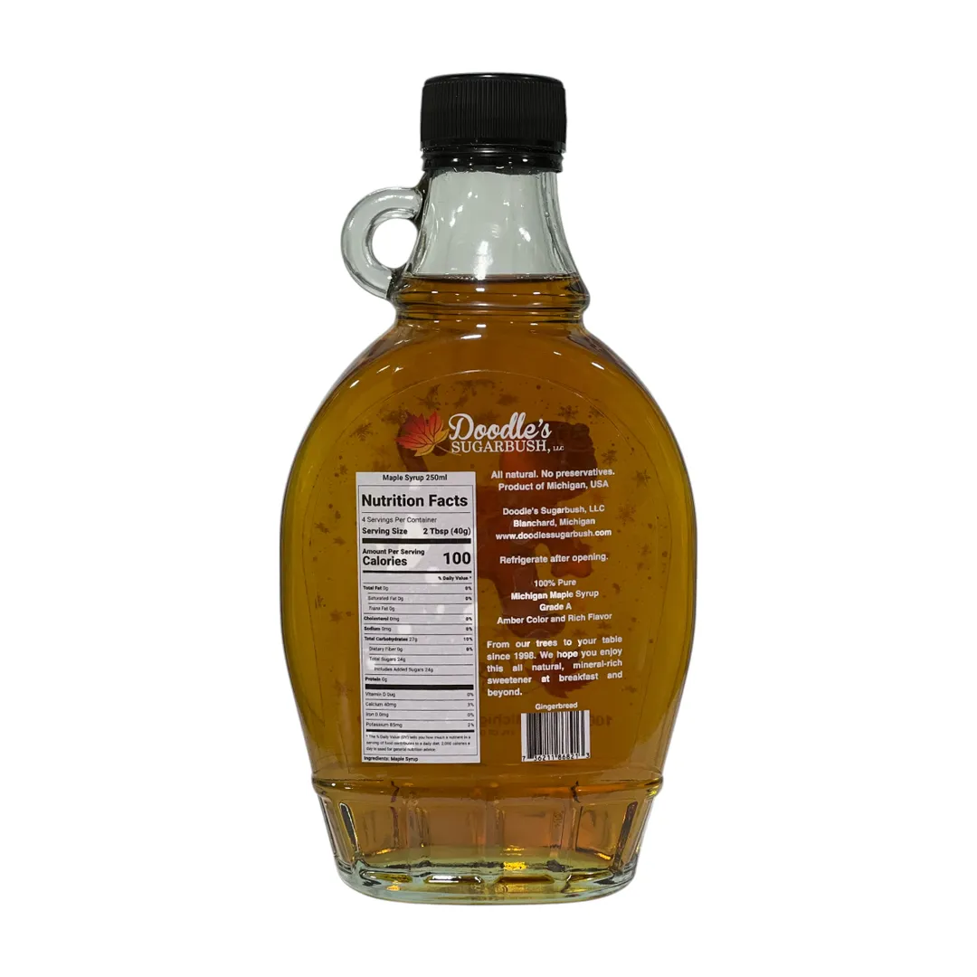 GIngerbread man (MI Maple Syrup) - 8oz glass