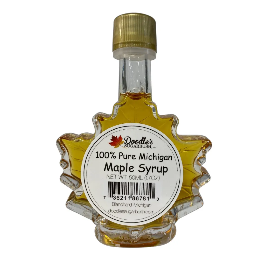 Maple Leaf Shape (Maple Syrup - 1.7 oz glass)