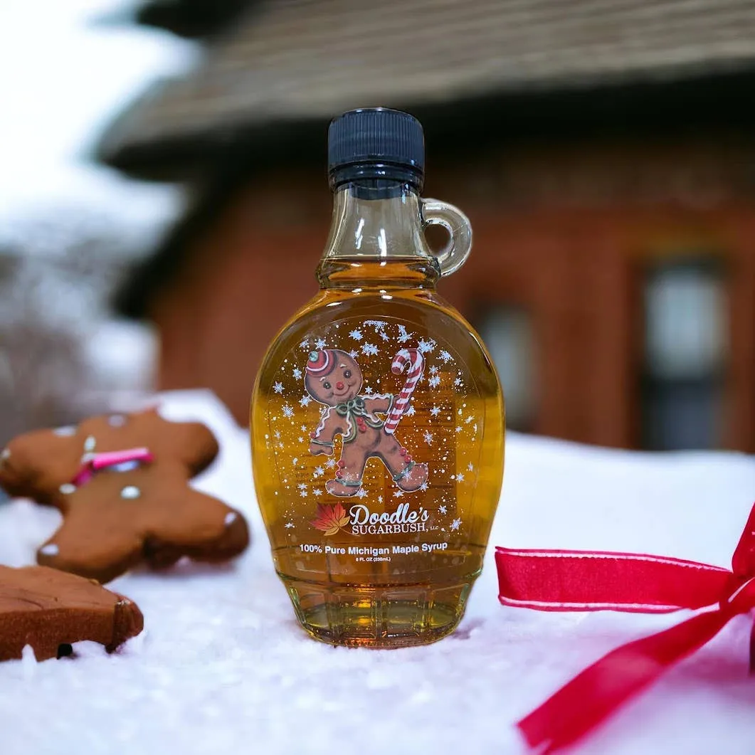 GIngerbread man (MI Maple Syrup) - 8oz glass