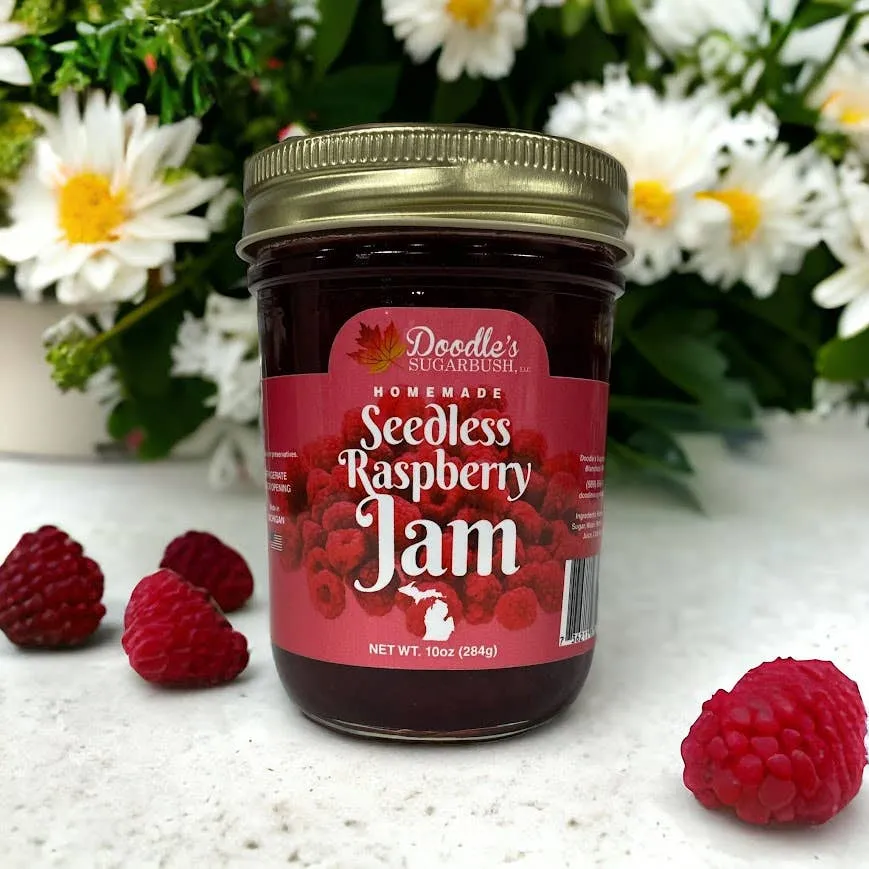 Seedless Raspberry Jam - 10oz jar