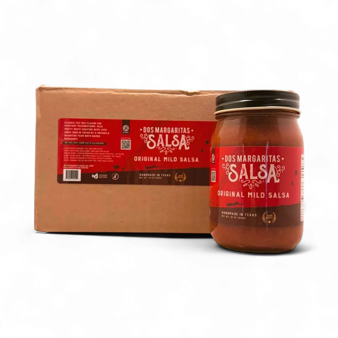 Original Mild Salsa (16 oz) – Award-Winning Texas-Made | Case of 6