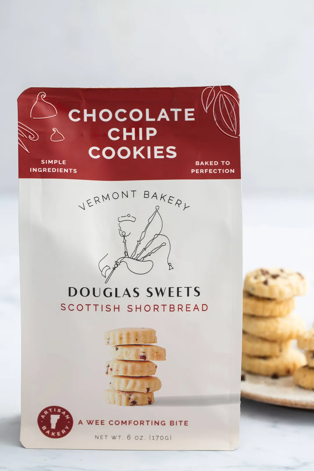 Chocolate Chip shortbread cookies (6oz) – Customer Favorite