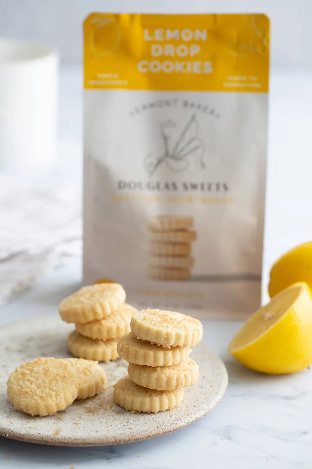 Lemon Drop shortbread cookies (6oz) – Bright Bestseller