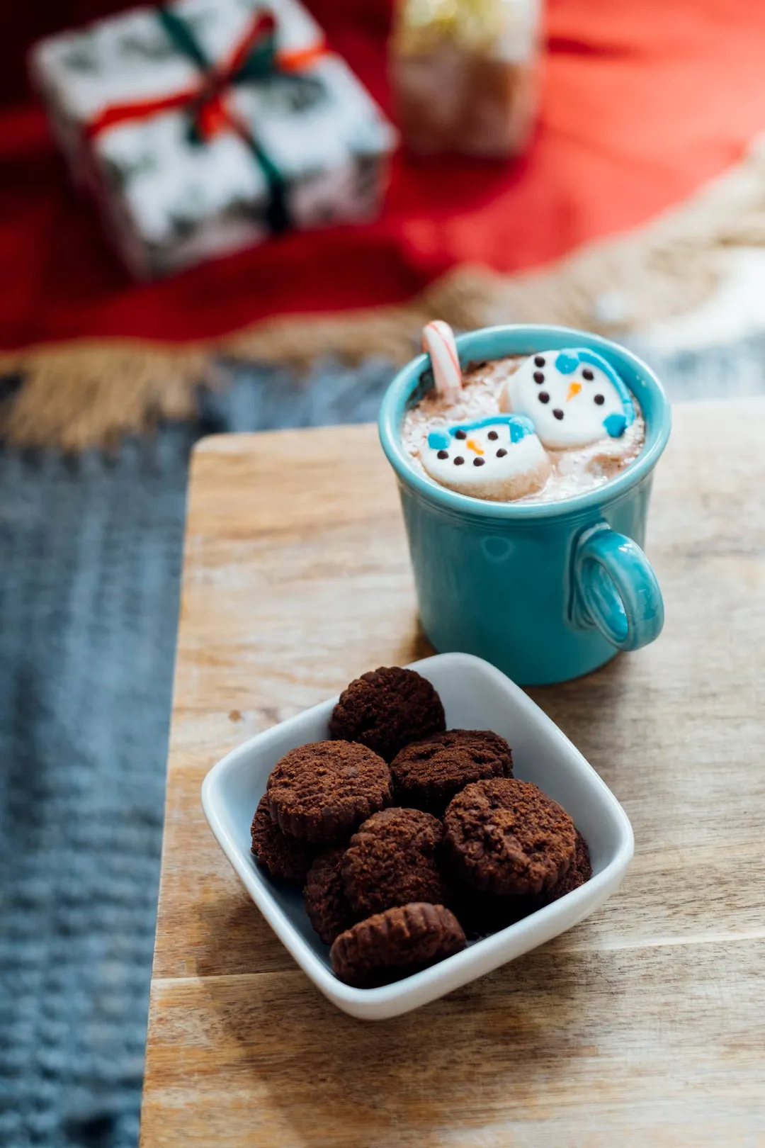 Mini Box: Double Dark Chocolate shortbread cookies (3oz)
