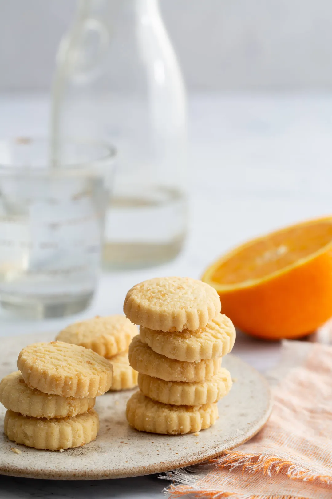 Orange Blossom shortbread cookies (6oz) – Bright. Floral. Buttery.