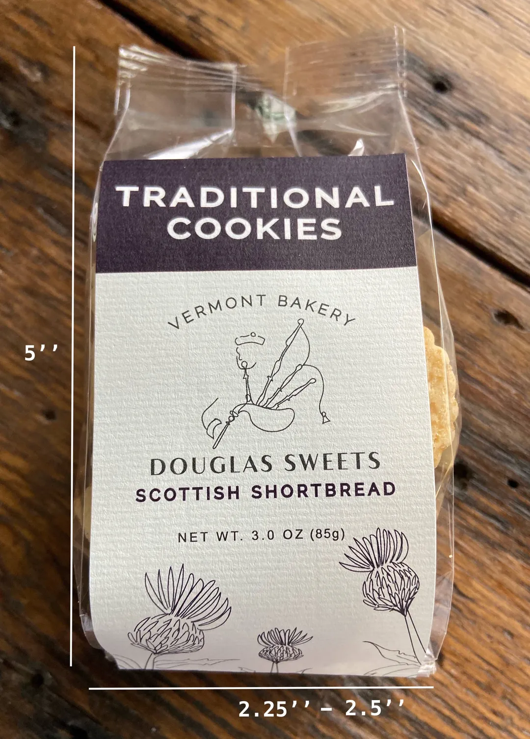 Shortbread Snack Packs (3oz) - Mixed