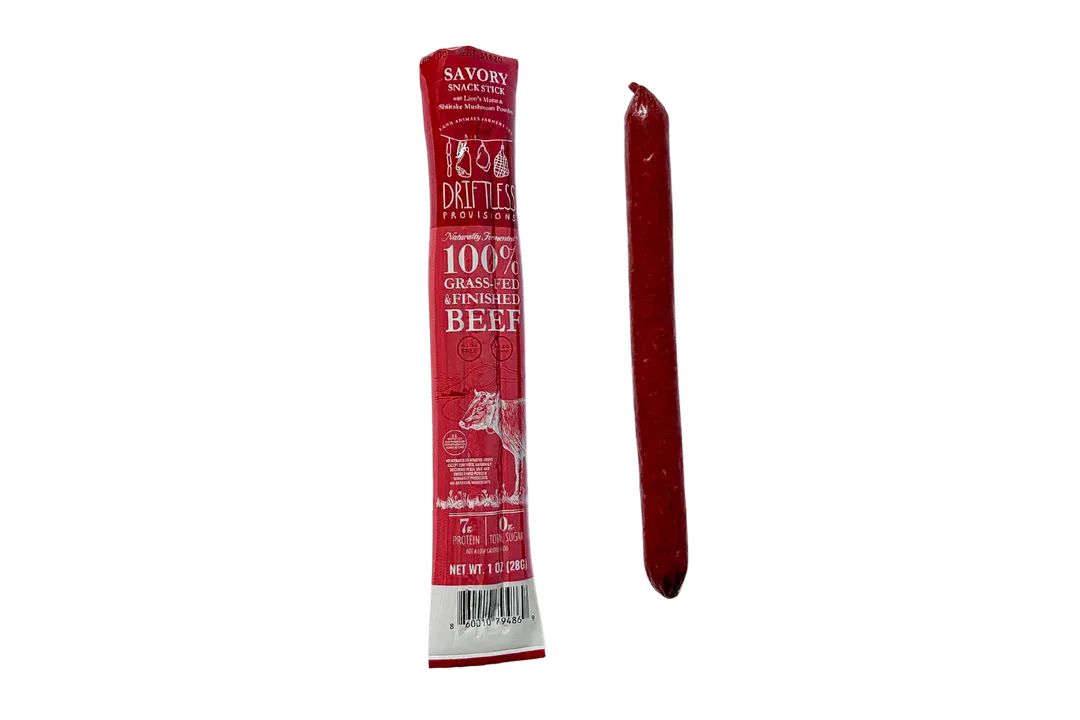 Savory Grass-fed Beef Snack Sticks, 1oz