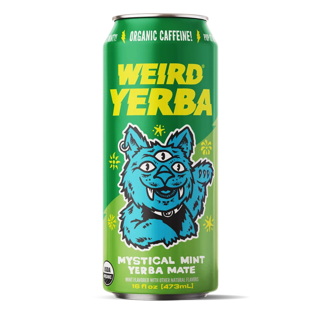 Organic Mystical Mint Yerba Mate 12pk 16oz Cans